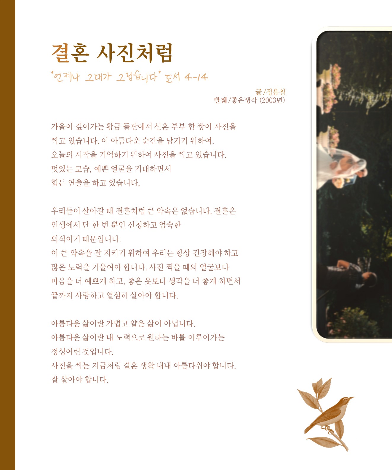 결혼 사진처럼