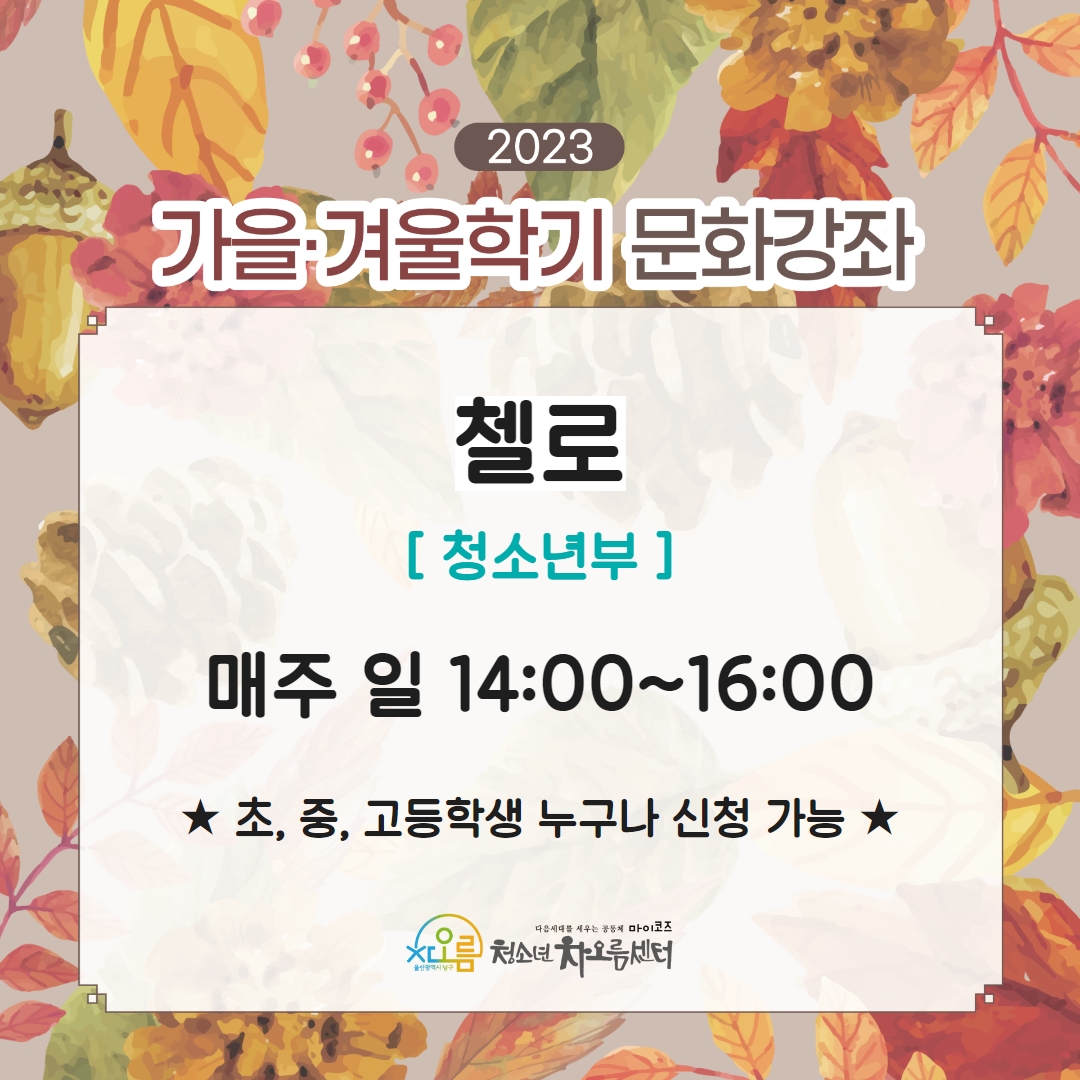 첼로 [청소년부]
