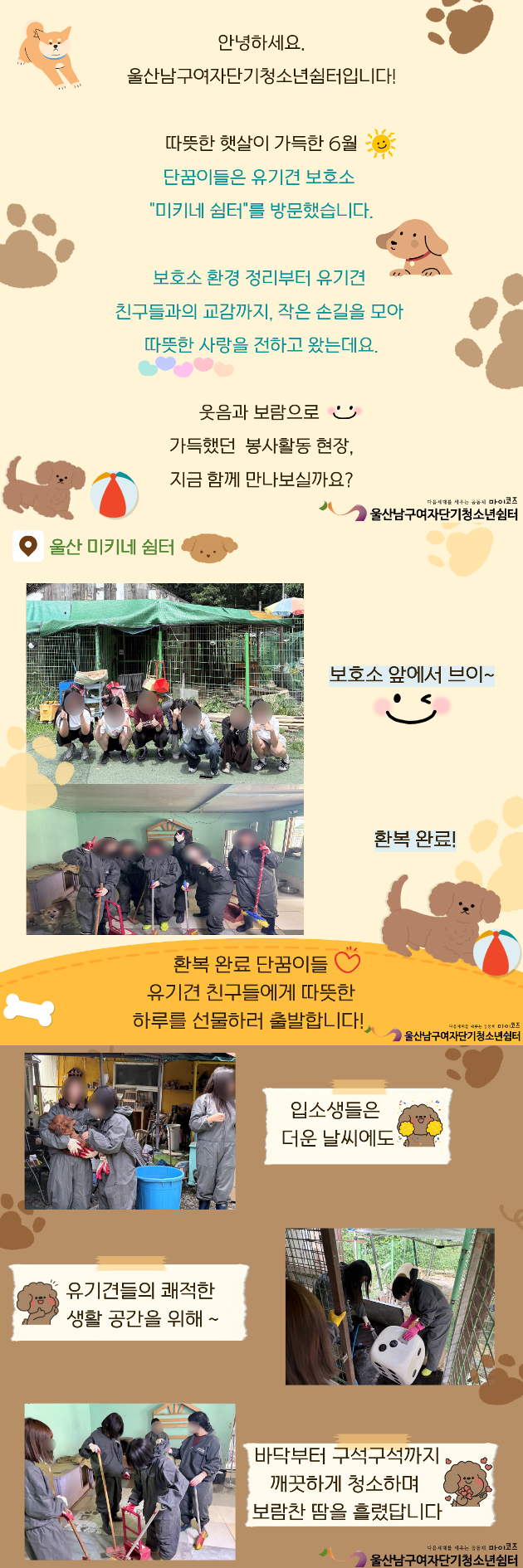(여단청)유기견과 함께 걷는 하루