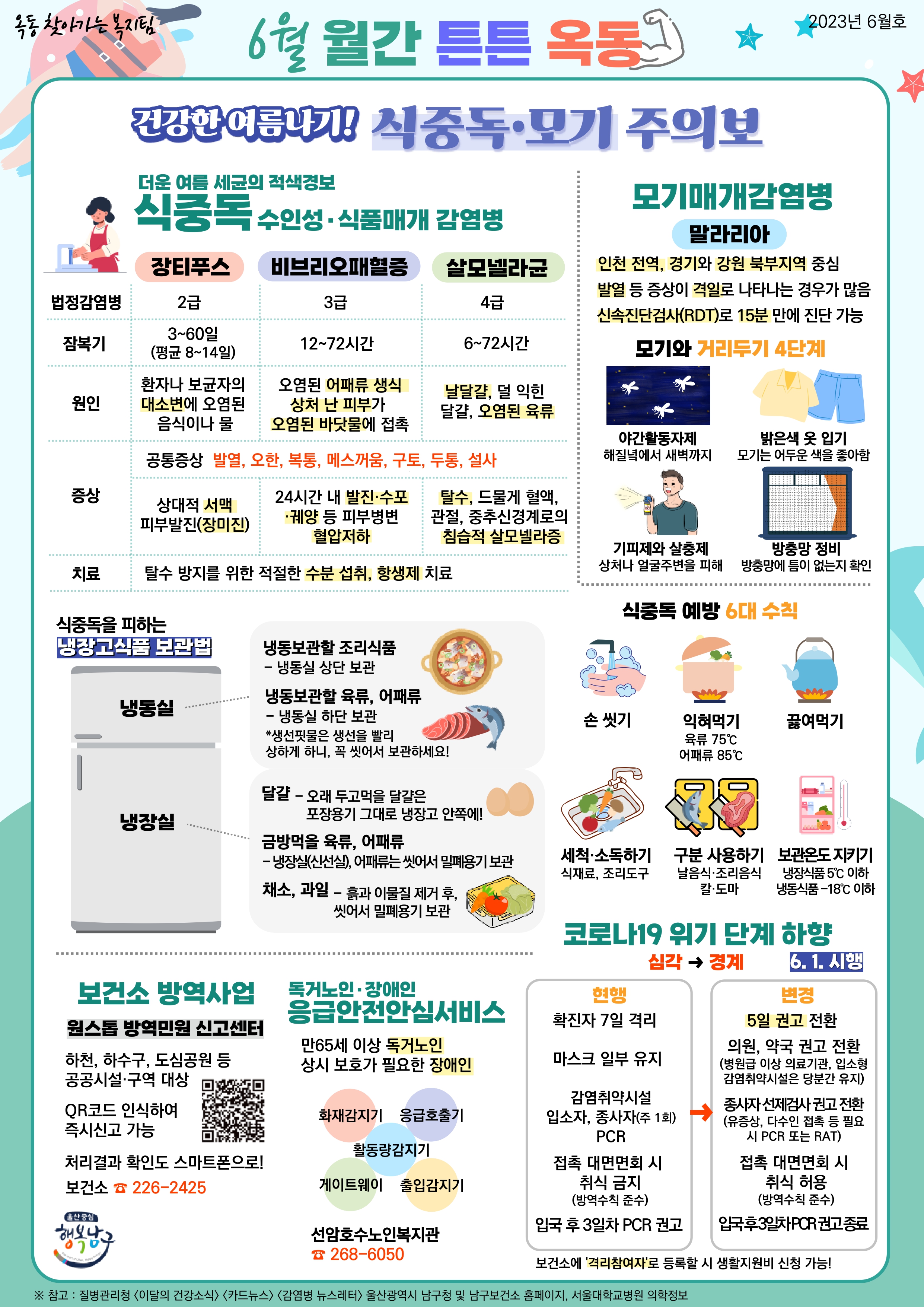 2023년 6월 건강소식지 '월간 튼튼 옥동'