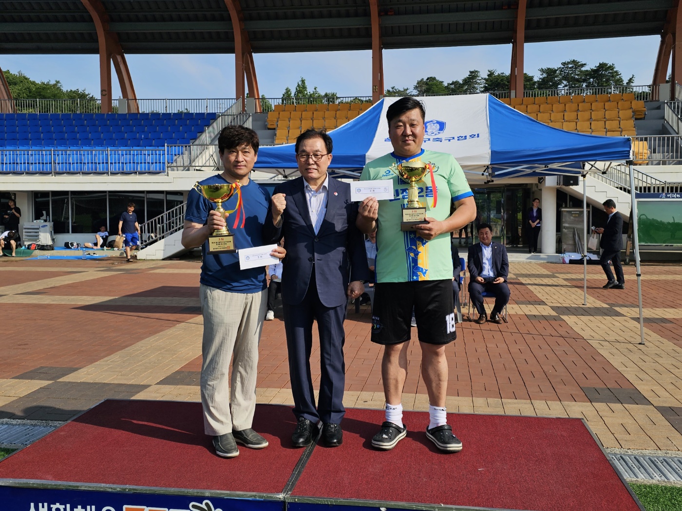 신정2동 선수단 제5회 남구청장배 동대항 축구대회, 공동3위 