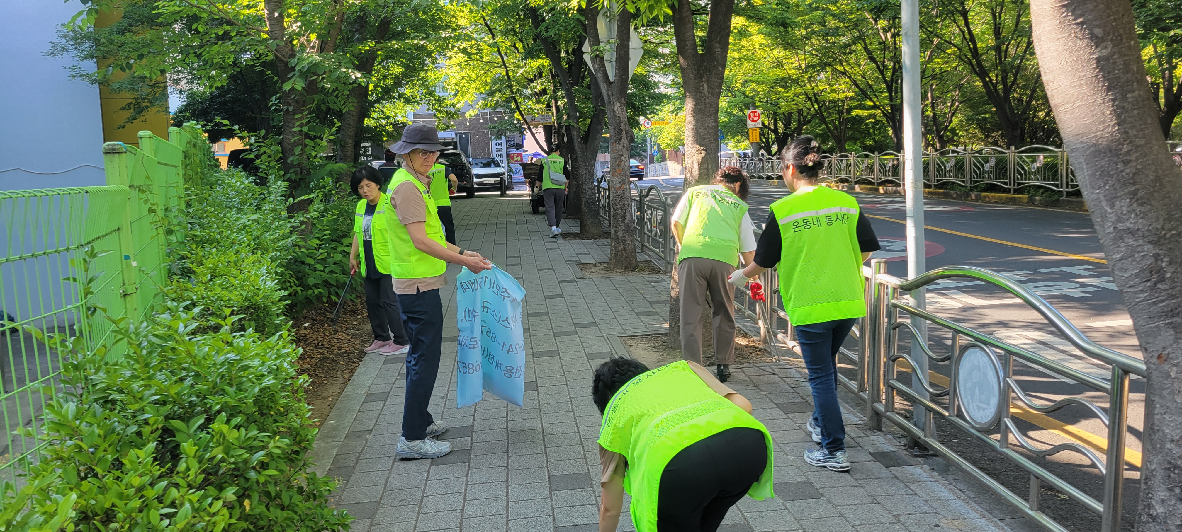 줍고, 알려주고, 자랑하고, '꿀잼대현 만들기' 행사 활동사진(6.11.)