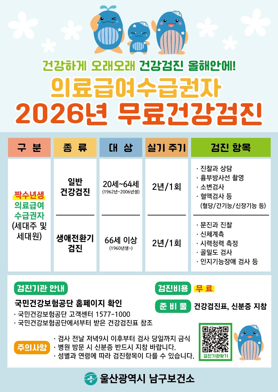 2027년 정부합동평가 대비 의료급여수급권자 건강검진 독려