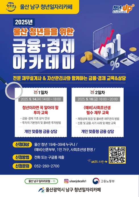 청년일자리카페 「상반기 금융·경제 아카데미」