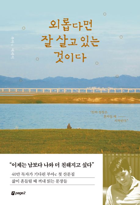 외롭다면 잘 살고 있는 것이다 포스터