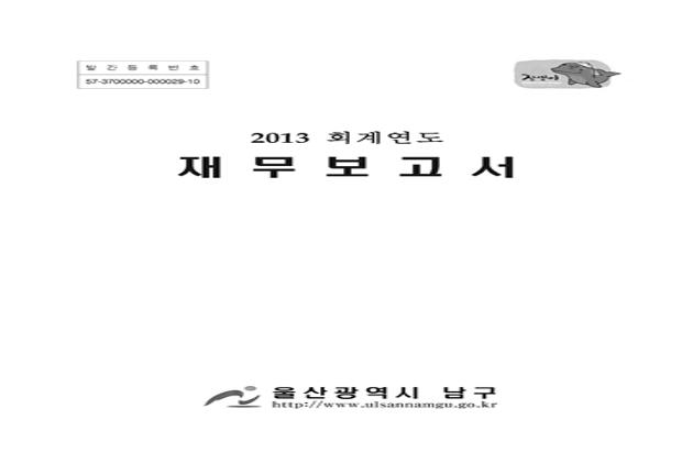 2013년 회계연도 재무보고서