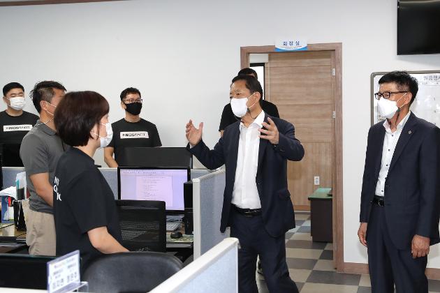 7월1일 남구체육회 격려 방문
