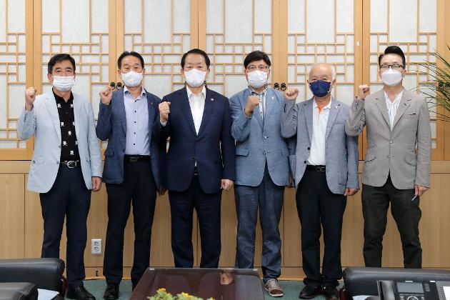 7월8일 국가품질명장회 울산지회 내방