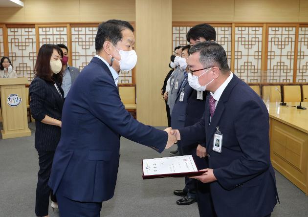 7월30일 8월 수시인사 임용장 교부