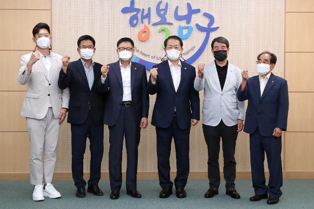 8월13일 남구검도회 회장 내방 