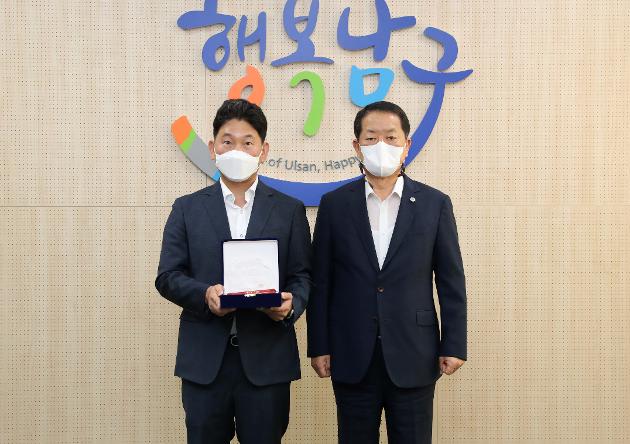 8월30일 도시관리공단 비상임 이사 감사패 수여 