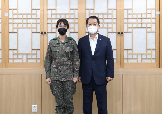 9월27일 제7765부대 3대대장 내방