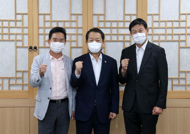 10월7일 중앙병원 이사장 내방