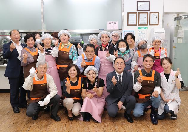 6월14일 문수노인복지관 배식봉사 및 어르신 간담회