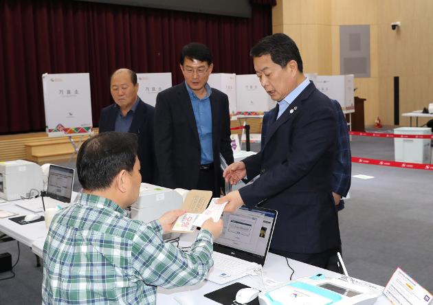 3월30일 보궐선거 사전투표소 현장방문  
