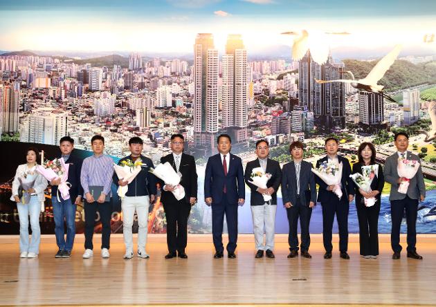 5월1일 5월 정례조회 구정발전 유공자 표창