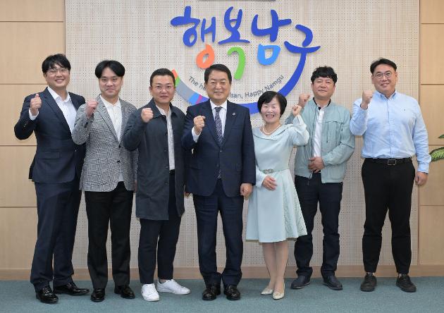 4월25일 동백초등학교 교장, 운영위원 내방 