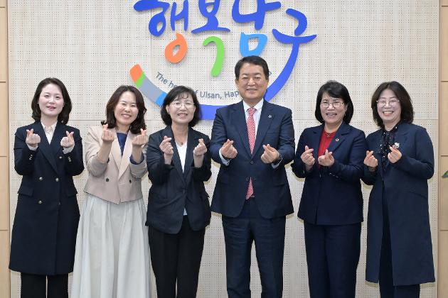4월29일 울산YWCA 임원진 내방