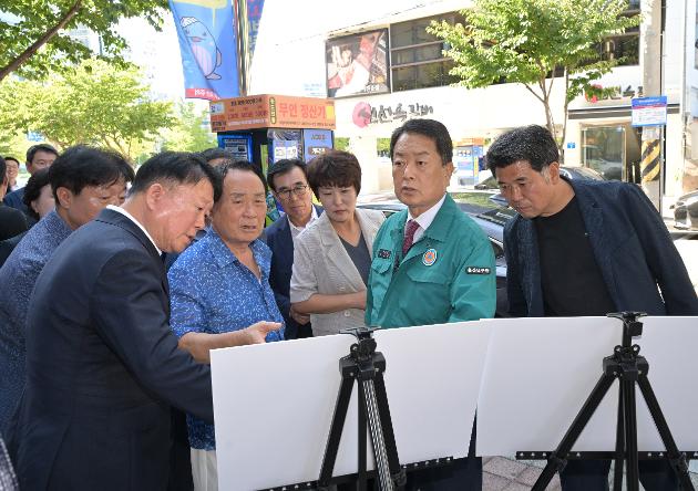 9월5일 삼산 일원 노상주차장 무인시스템 현장 방문 