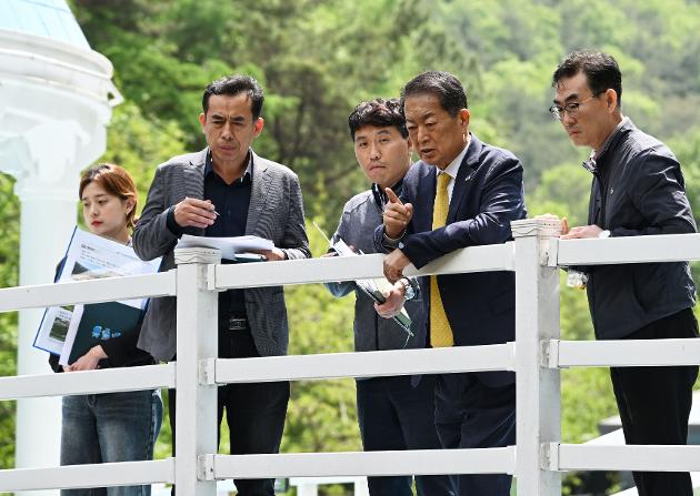 5월2일 정골2저수지 현장 점검