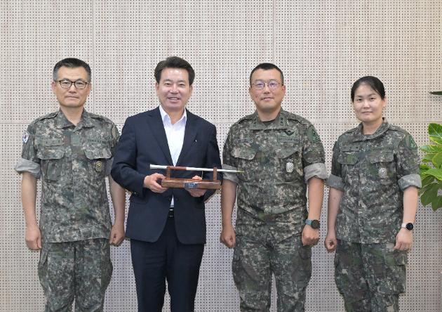 7월3일 7765부대 3대대장 내방 