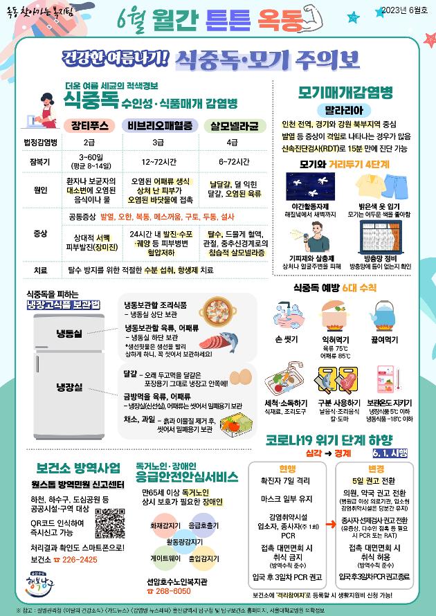 2023년 6월 건강소식지 '월간 튼튼 옥동'