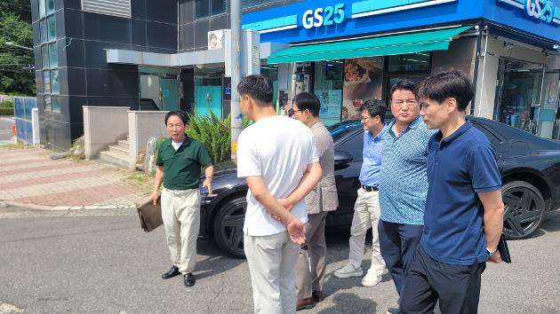 선암1지구 토지구획정리지구 관련 민원현장 확인