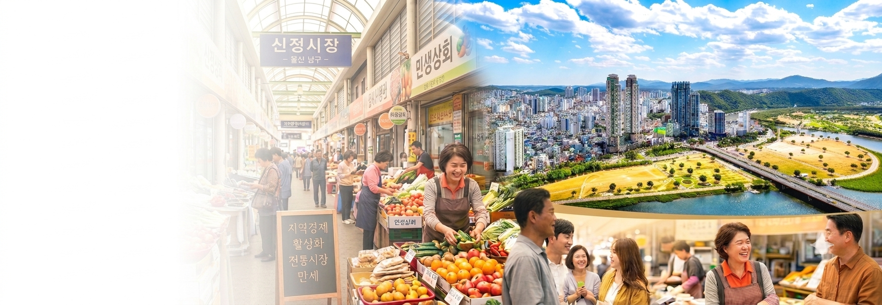 울산 남구 도심 전경