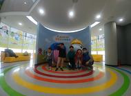 명량한 어린 친구의 행복안전체험관 방문 