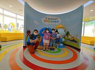 활기찬 친구들의 방문