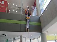 대구에서  여행온 친구의 완강기탈출체험~