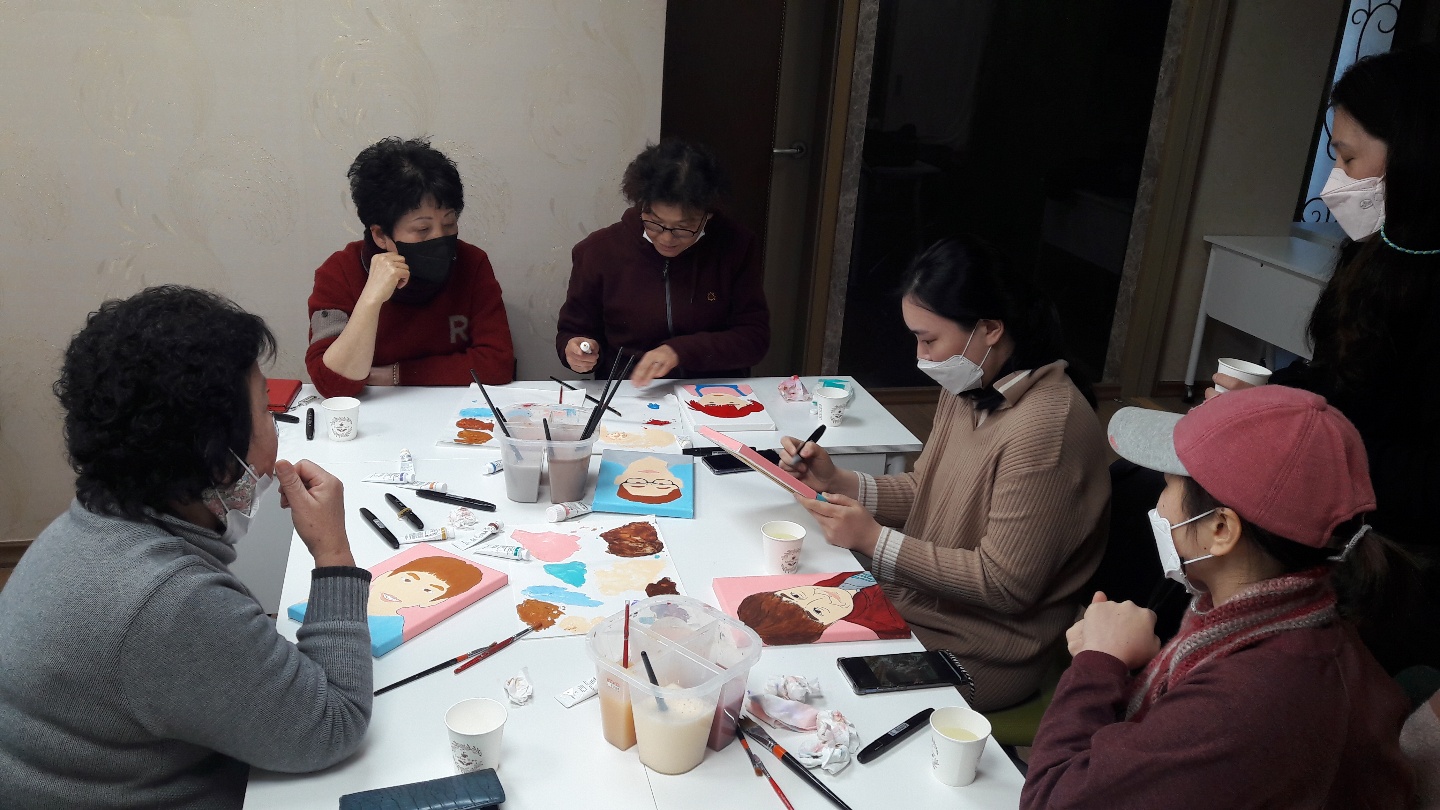 [삼호동] 삼삼호호 소소한 마을강좌(팝아트 인물화 만들기)